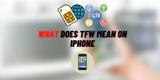 What Does TFW Mean on iPhone?
